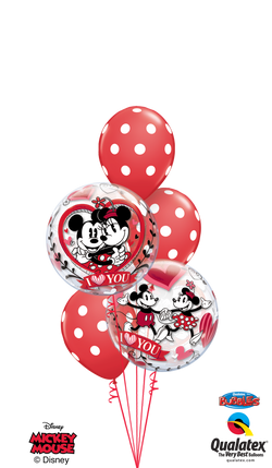 Mickey & Minnie Polka Dots Bubble Bouquet