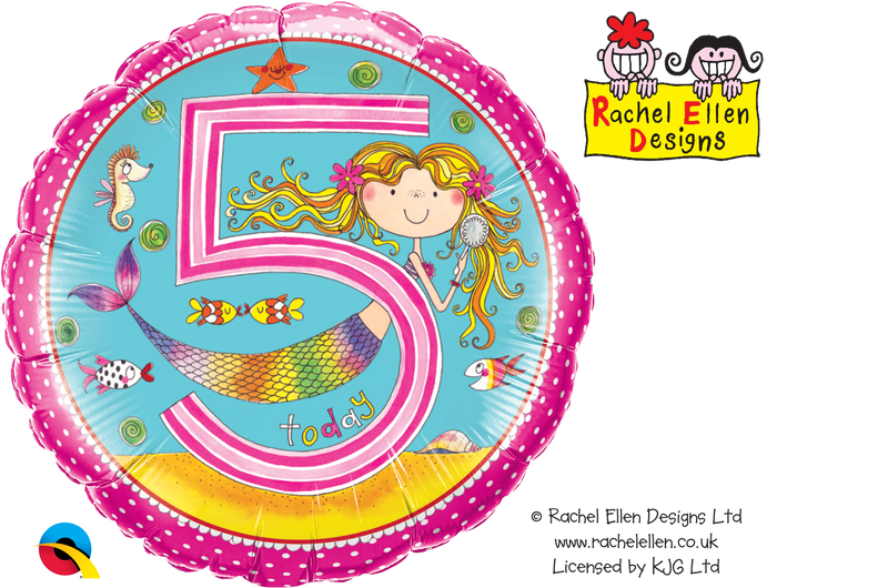 Rachel Ellen 18" Foil Balloon Age 5