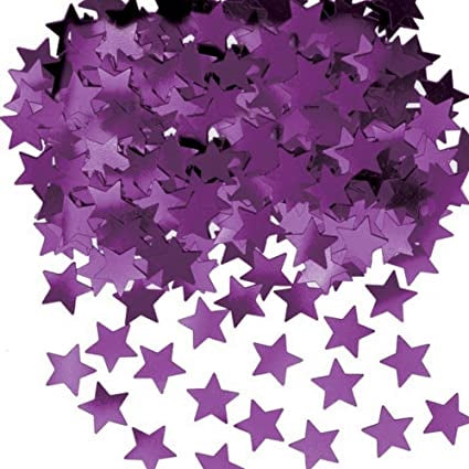 Purple Star Confetti