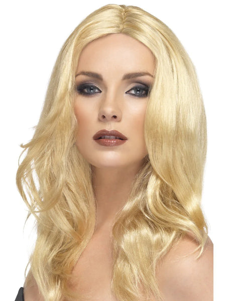 Babelicious Wig Blonde Long Straight With Fringe