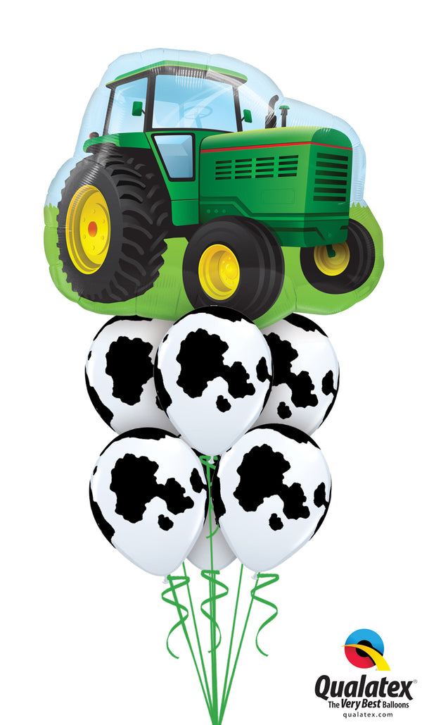 Tractor & Cow Print Combo