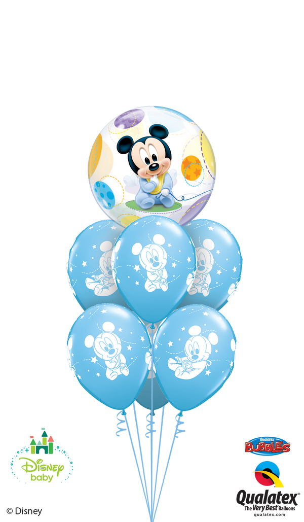 Pale Blue Baby Mickey