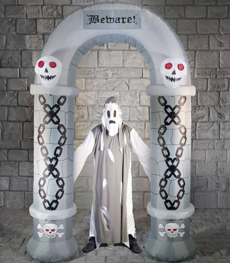 2.7M Light Up Inflatable Halloween Arch