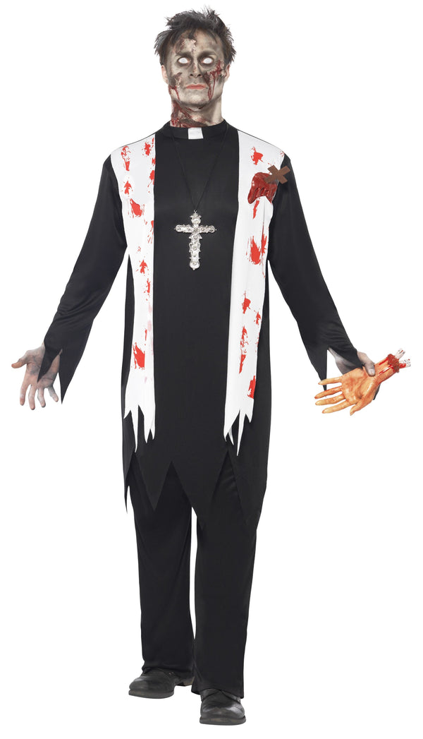 Zombie Priest Costume - Halloween