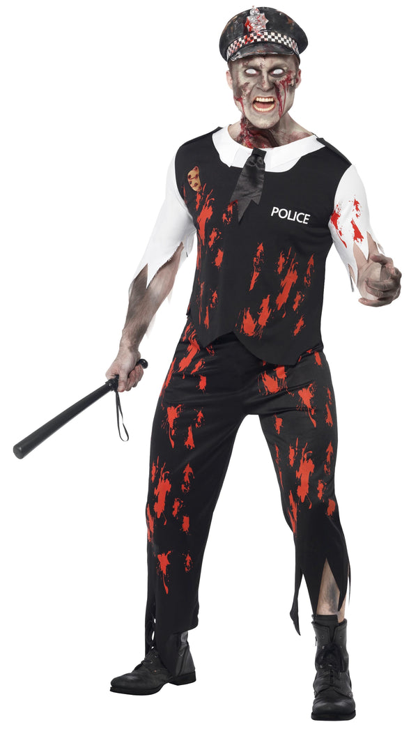 Zombie Policeman Costume - Halloween