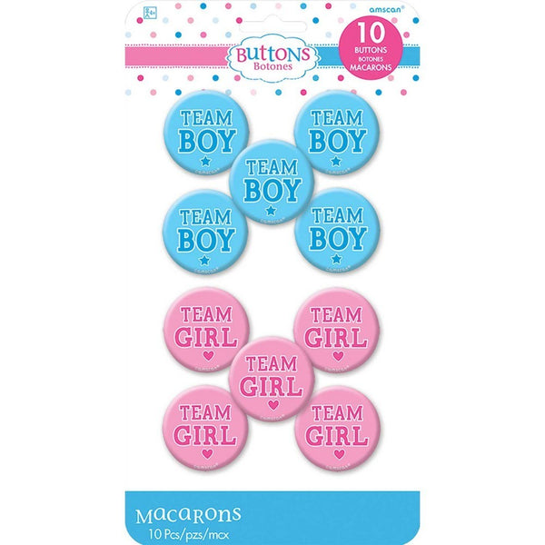 Team Boy & Team Girl Badge Set