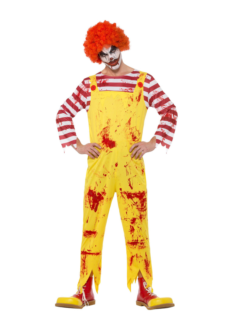 Creepy Killer Clown Costume - Halloween