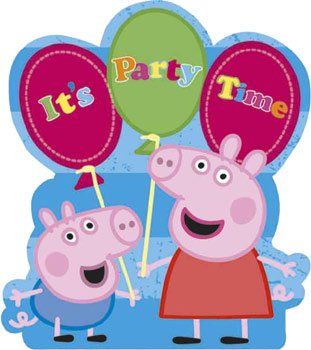 Peppa Pig Party Invites