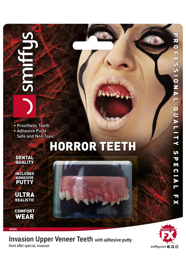 Horror Teeth, Invasion, with Upper Veneer Teeth