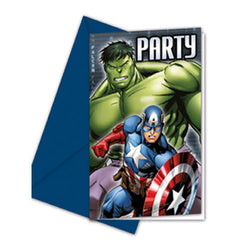 Avengers Party Invites