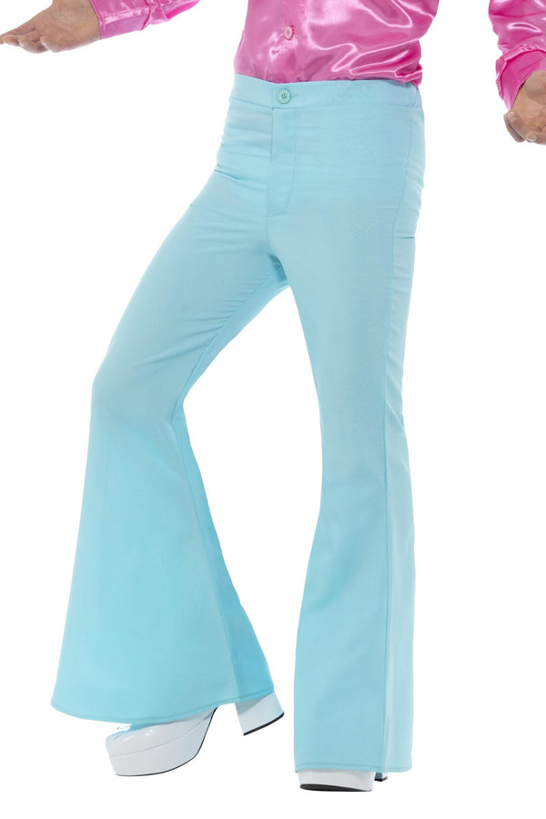 Flared Trousers Blue