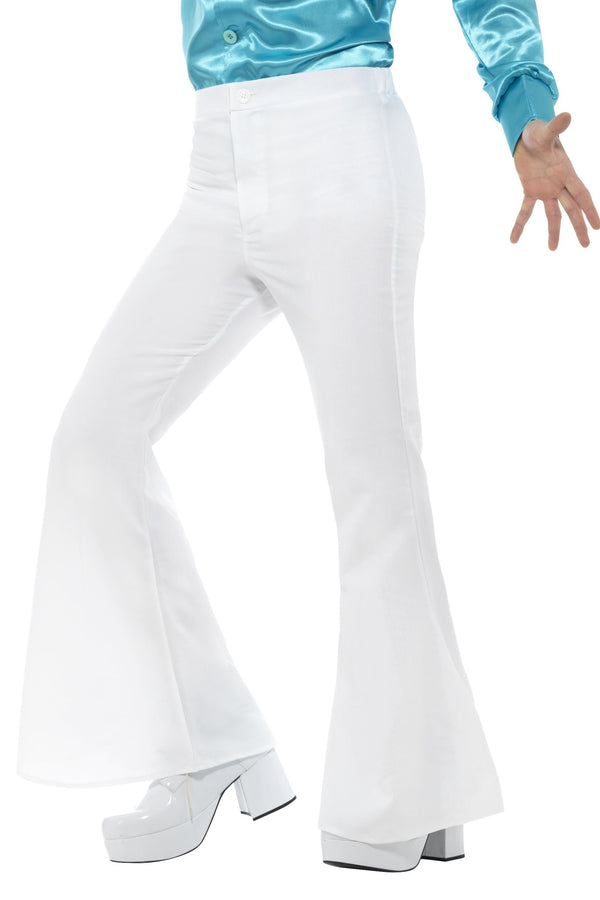 Flared Trousers White