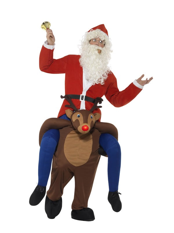 Piggyback Rudolf Reindeer Costume
