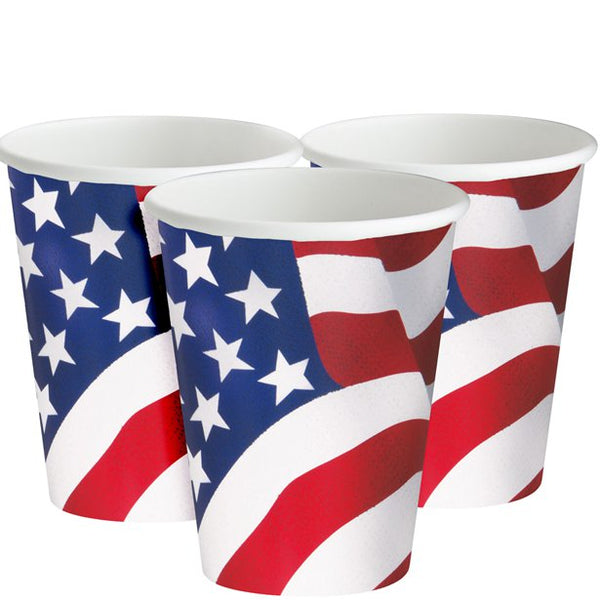 USA Flag Cups
