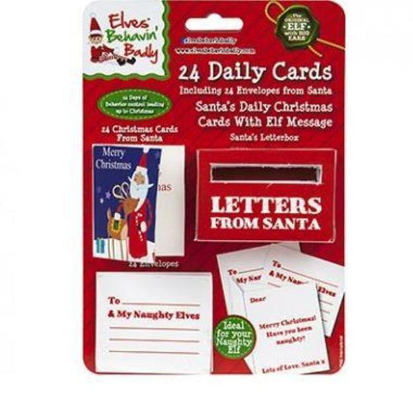 Elves Behavin' Badly- Cards From Santa