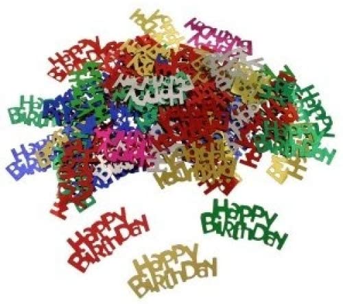 Happy Birthday Multi-Coloured Confetti