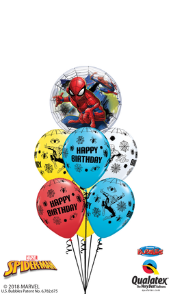 Spiderman Birthday Bubble