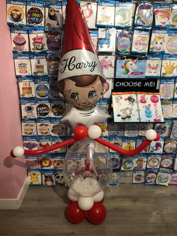 Luxury Personalised Elf Stuffed Balloon