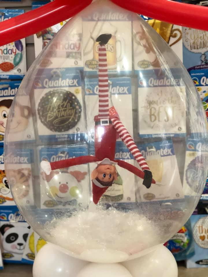 Luxury Personalised Elf Stuffed Balloon