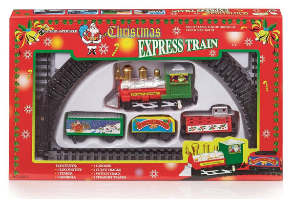 Christmas Express Train Set With 2 Tracks