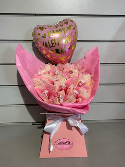 Pink Lindor Candy Bouquet