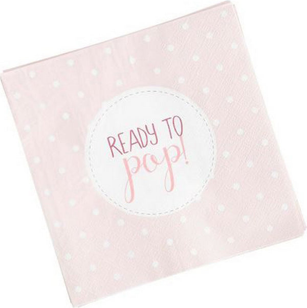 Oh Baby Napkins - Pink