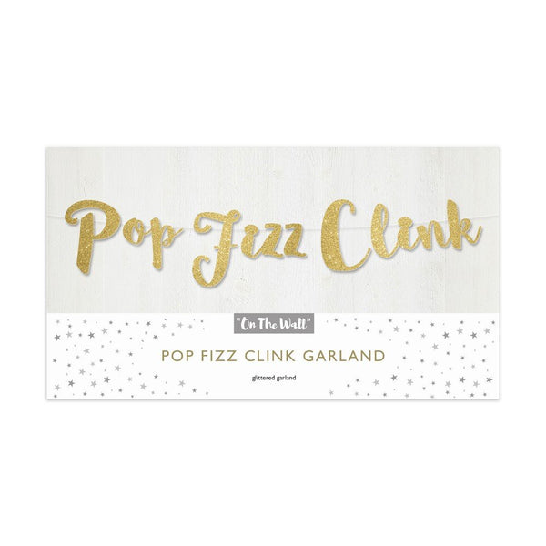 Pop Fizz Clink Garland