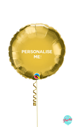 Personalised Foil Balloon - Round Shape