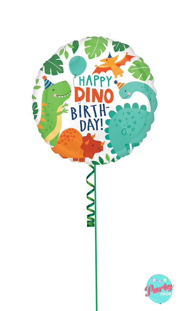 Happy Dino Birthday Foil