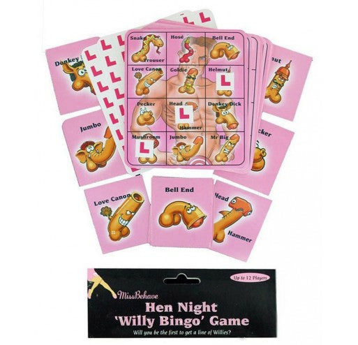 Willy Bingo Game Hen Night Game