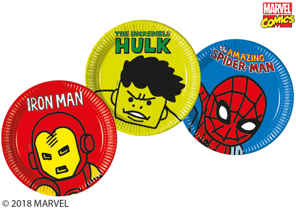 Marvel Avengers Pop Comic Plates