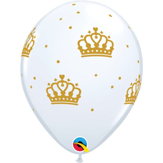 Golden Crown Latex Balloon Pack
