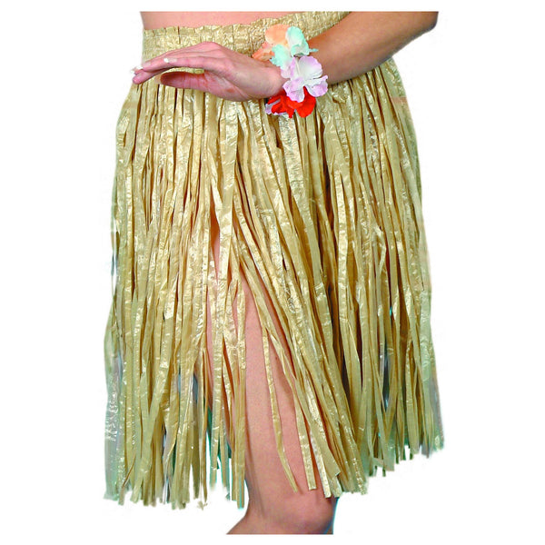 Hawaiian Hula Skirt Beige
