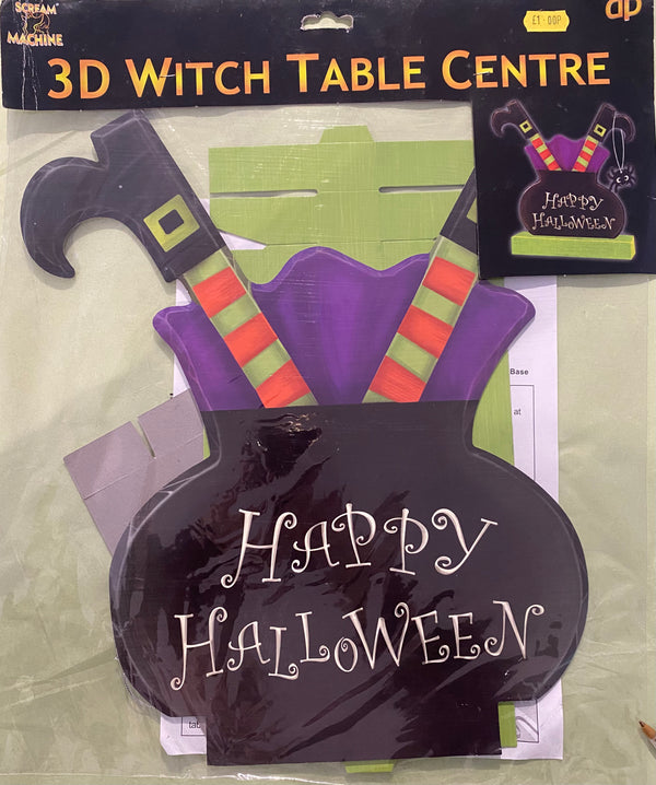 3D Witch Table Centre
