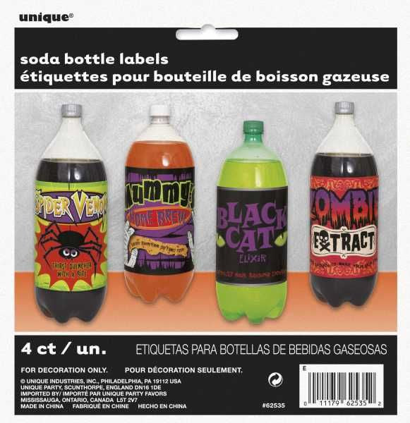 Soda Bottle Labels
