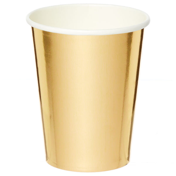 Metallic Gold Paper Cups
