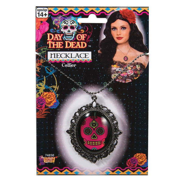 Day of the Dead Rose Necklace