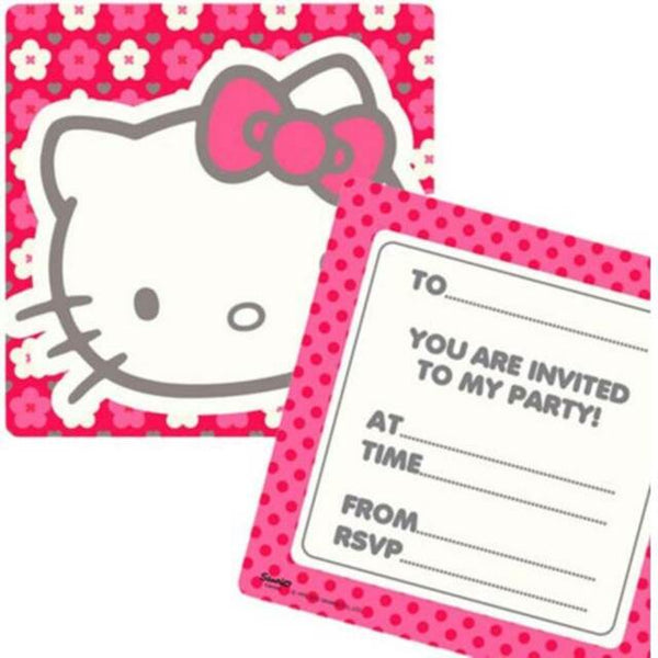 Hello Kitty Party Invites